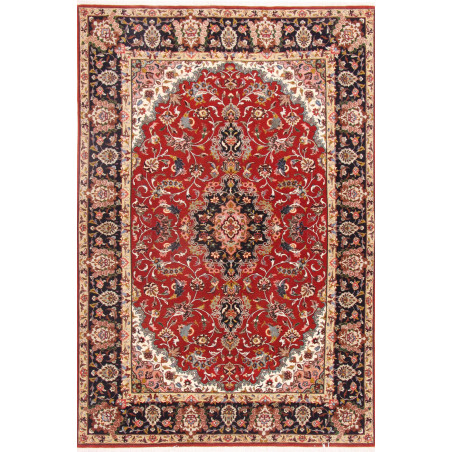 Ghom 140x211 Cm Ghom Persia Hand-carded Wool 300,000-350,000