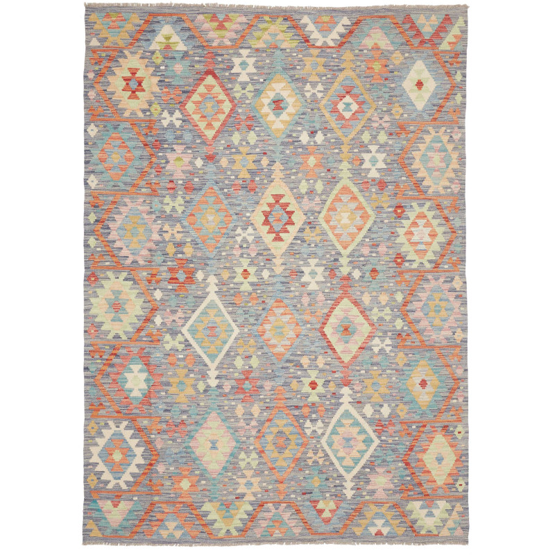 Kilim 172x240 Cm Kilim, Afghanistan, Hand-carded Wool,