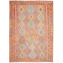 Kilim 204x288 Cm Kilim Afghanistan, Hand-carded Wool, 0.3 Cm