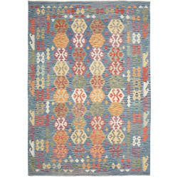 Kilim 206x298 Cm Kilim, Afghanistan, Hand-carded Wool (warp: