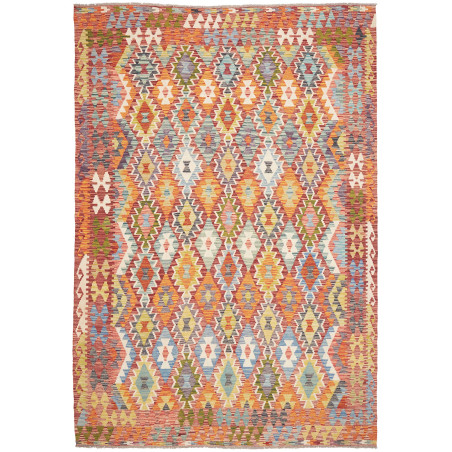 Kilim 210x304 Cm Kilim, Afghanistan, Hand-carded Wool (warp:
