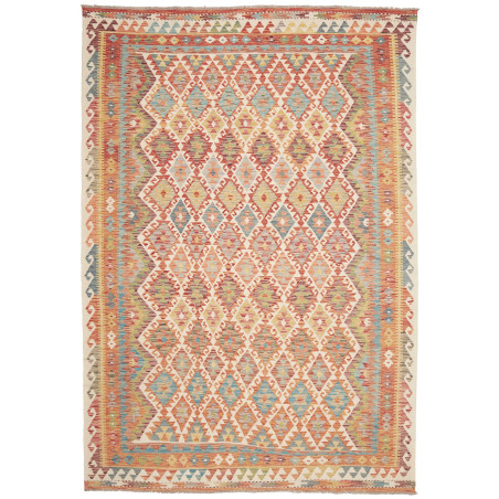Kilim 208x302 Cm Kilim, Afghanistan, Hand-carded Wool