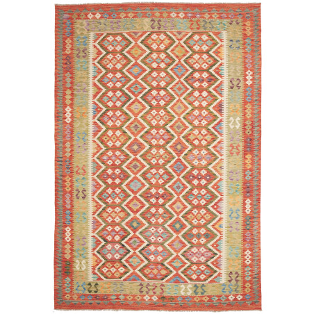 Kilim 206x305 Cm Kilim Afghanistan, Hand-carded Wool (warp: