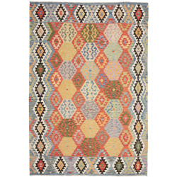 Kilim 208x301 Cm Kilim, Afghanistan, Hand-carded Wool,