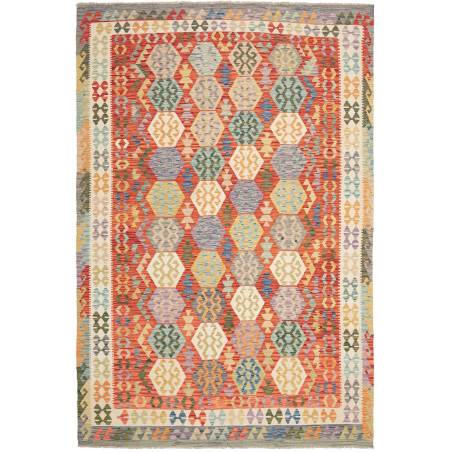 Kilim 207x301 Cm Kilim Afghanistan Hand-carded Wool