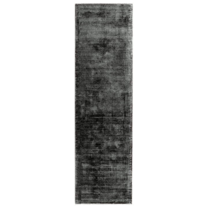 Rug Blade plain dark grey silver 160x230 cm