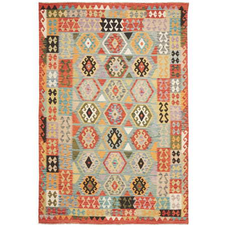 Kilim 209x315 Cm Kilim, Afghanistan, Hand-carded Wool,