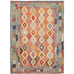 Kilim 256x354 Cm Kilim, Afghanistan, Hand-carded Wool (warp: