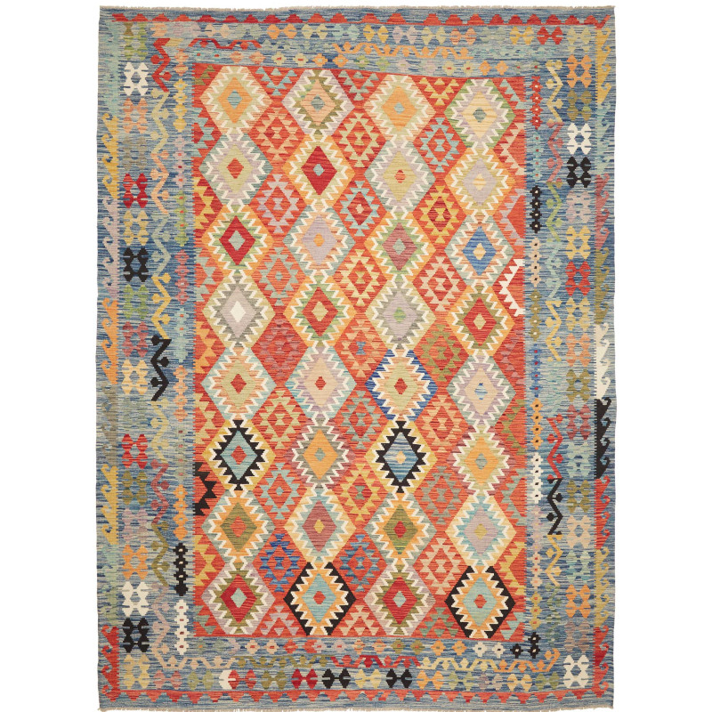 Kilim 256x354 Cm Kilim, Afghanistan, Hand-carded Wool (warp: