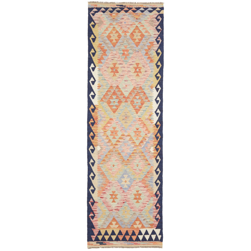 Kilim 77x250 Cm Kilim, Afghanistan, Hand-carded Wool, Cotton