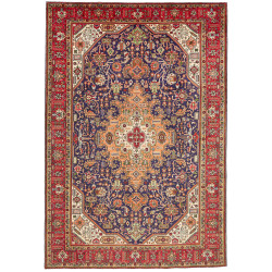 Tabriz 204x298 Cm Tabriz, Persia, Hand-carded Wool (warp: