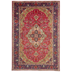 Tabriz 202x302 Cm Tabriz Persia Hand-carded Wool (warp: