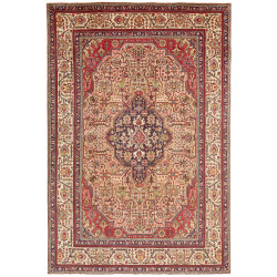 Tabriz 200x302 Cm Tabriz, Persia, Hand-carded Wool (cotton