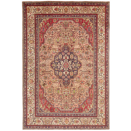 Tabriz 200x302 Cm Tabriz, Persia, Hand-carded Wool (cotton