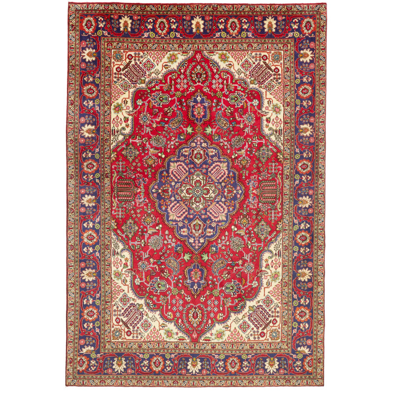 Tabriz 197x292 Cm Tabriz Persia Hand-carded Wool