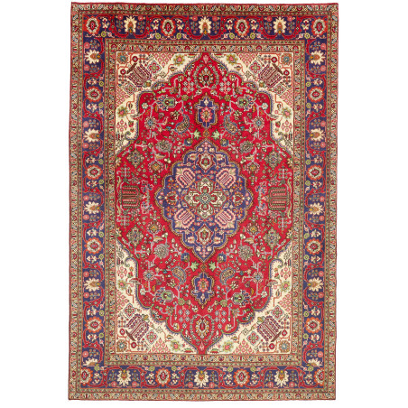 Tabriz 197x292 Cm Tabriz Persia Hand-carded Wool