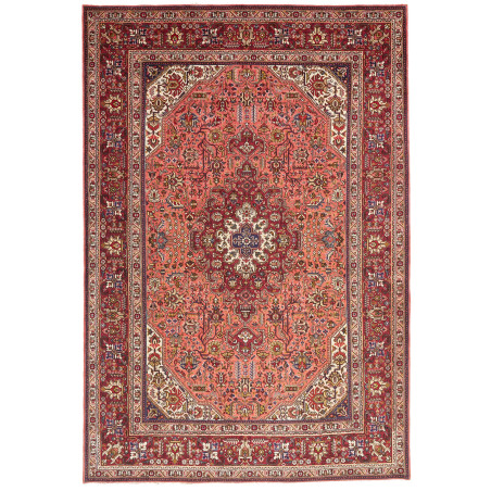 Tabriz 200x294 Cm Tabriz, Persia, Hand-carded Wool (warp: