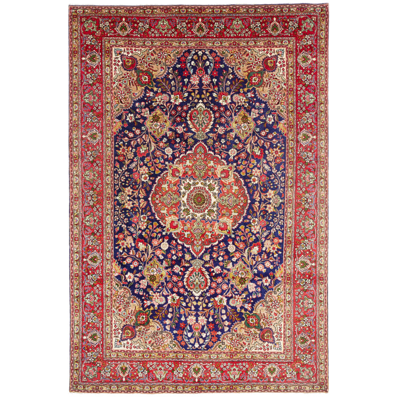 Tabriz 205x309 Cm Tabriz Persia Hand-carded Wool