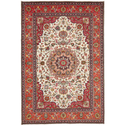 Tabriz 203x298 Cm Tabriz, Persia, Hand-carded Wool (warp: