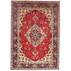 Tabriz 200x282 Cm Tabriz Persia Hand-carded Wool Cotton