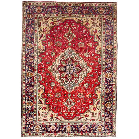 Tabriz 200x282 Cm Tabriz Persia Hand-carded Wool Cotton
