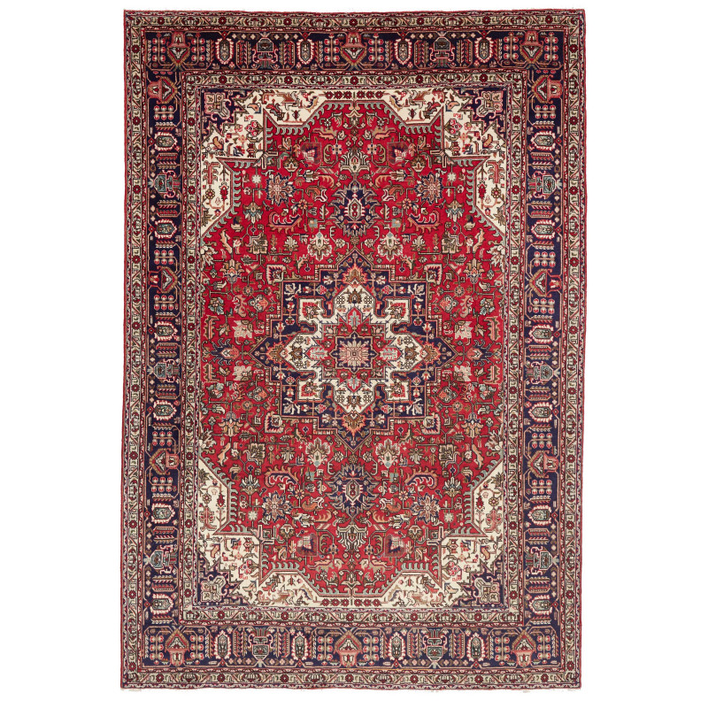 Tabriz 200x293 Cm Tabriz Rug, Persia, Hand-carded Wool