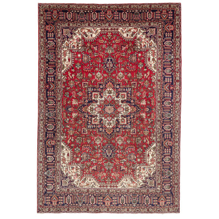 Tabriz 200x293 Cm Tabriz Rug, Persia, Hand-carded Wool