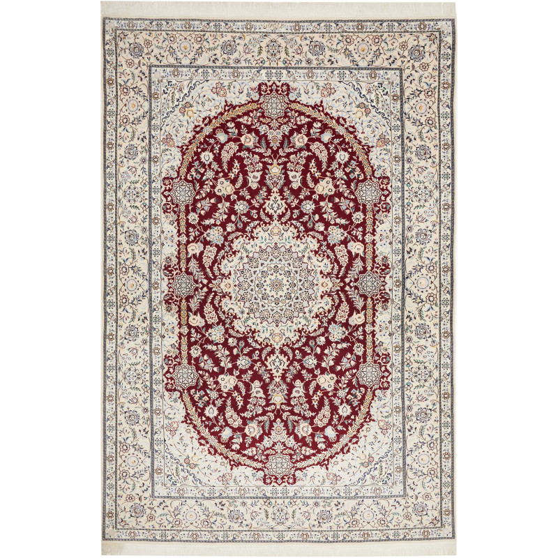 Nain 6la 158x248 Cm Nain 6la, Persia, Hand-carded Wool And