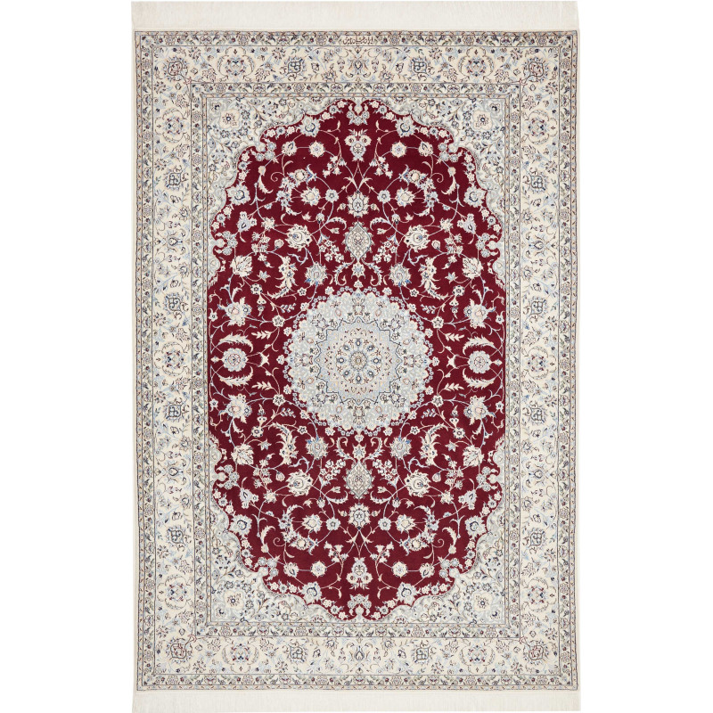 Nain 6la 150x230 Cm Nain 6la, Persia, Hand-carded Wool And