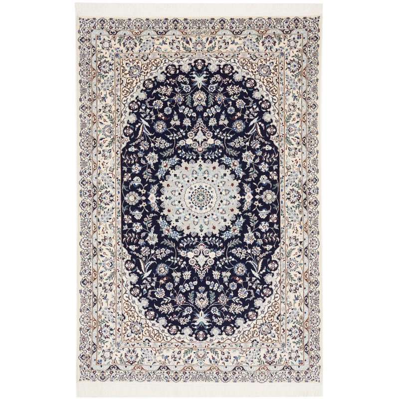 Nain 6la 122x185 Cm Nain 6la, Persia, Hand-carded Wool And