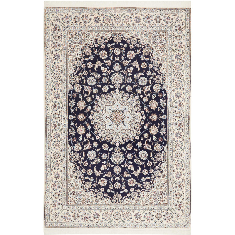 Nain 6la 148x223 Cm Nain 6la Persia Hand-carded Wool And