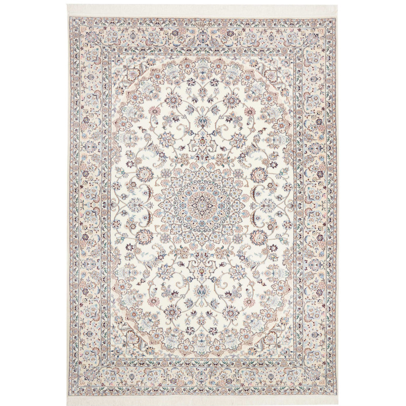 Nain 6la 170x242 Cm Nain 6la, Persia, Hand-carded Wool And