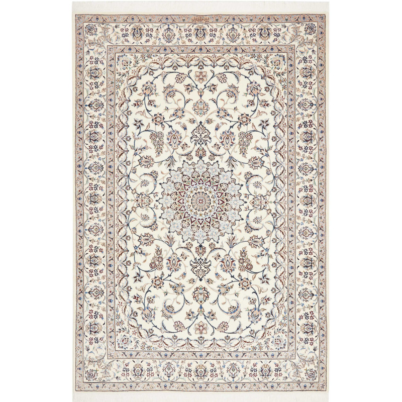 Nain 6la 156x234 Cm Nain 6la Persia Hand-carded Wool And