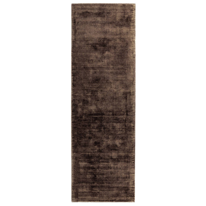 Rug Blade plain dark brown brown 240x340 cm