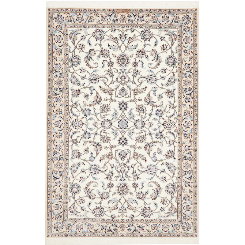 Nain 6la 131x195 Cm Nain 6la Persia Hand-carded Wool And