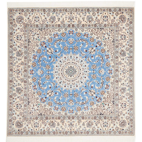 Nain 6la 151x154 Cm Nain 6la, Persia, Hand-carded Wool And