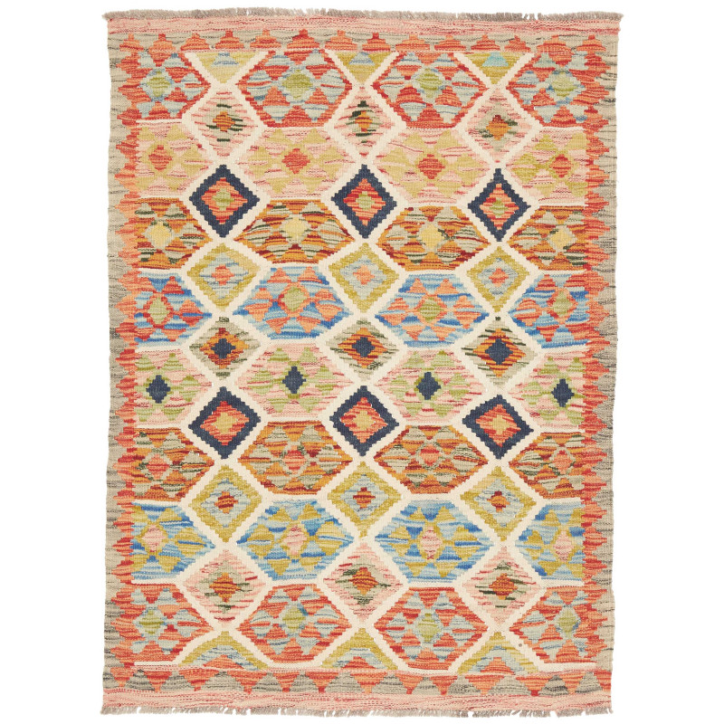 Kilim 99x135 Cm Kilim Afghanistan Hand-carded Wool