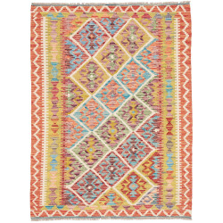 Kilim 102x140 Cm Kilim, Afghanistan, Hand-carded Wool (warp:
