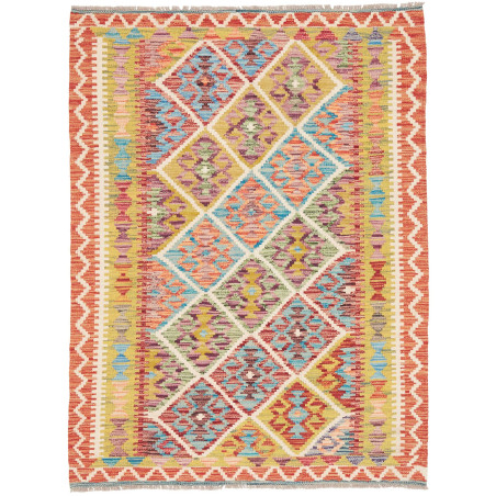 Kilim 102x140 Cm Kilim, Afghanistan, Hand-carded Wool (warp: