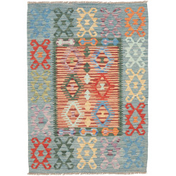 Kilim 104x148 Cm Kilim Afghanistan Hand-carded Wool (warp: