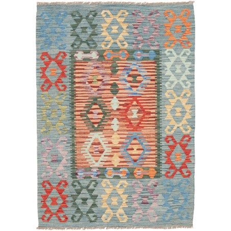 Kilim 104x148 Cm Kilim Afghanistan Hand-carded Wool (warp: