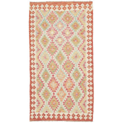 Kilim 102x192 Cm Kilim Afghanistan, Hand-carded Wool
