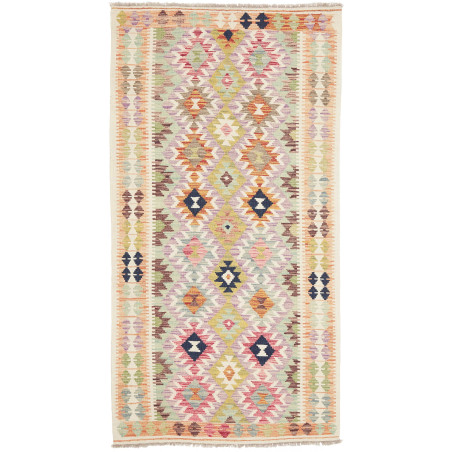 Kilim 104x198 Cm Kilim, Afghanistan, Hand-carded Wool (warp: