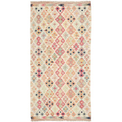 Kilim 100x203 Cm Kilim Afghanistan Hand-carded Wool (warp: