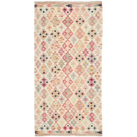 Kilim 100x203 Cm Kilim Afghanistan Hand-carded Wool (warp:
