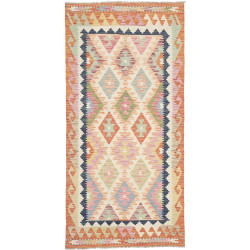 Kilim 97x206 Cm Kilim, Afghanistan, Hand-carded Wool With