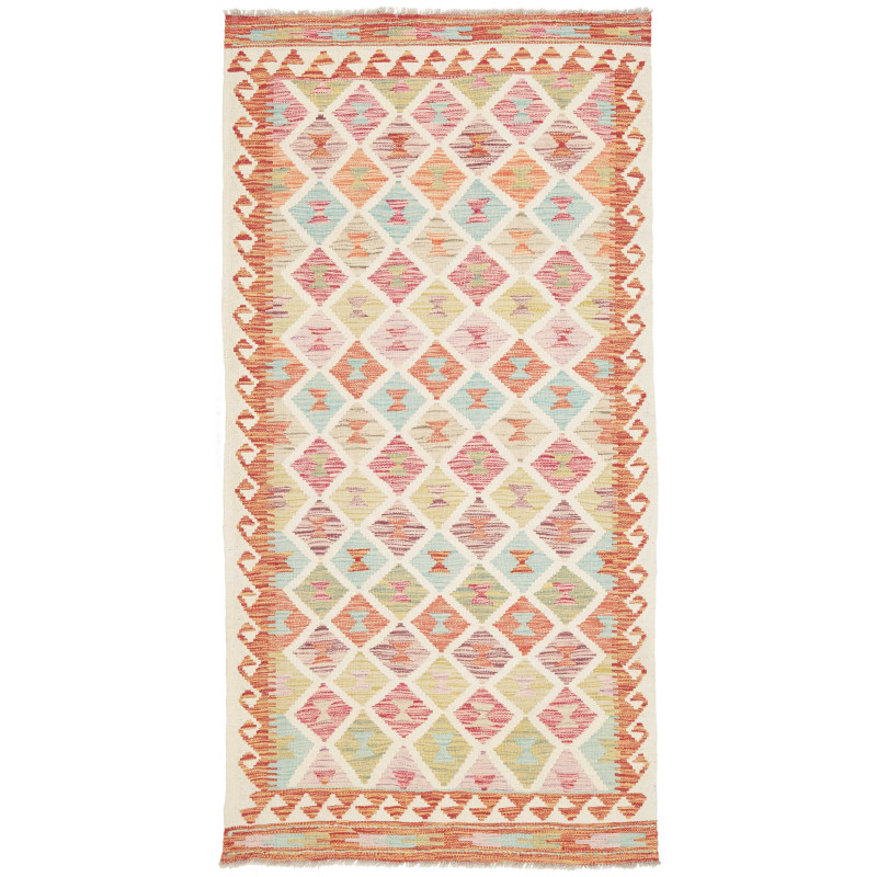 Kilim 102x201 Cm Kilim Afghanistan Hand-carded Wool 0.3