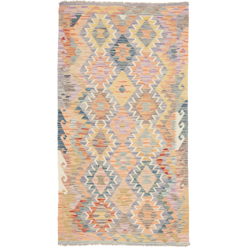Kilim 104x195 Cm Kilim Afghanistan Hand-carded Wool