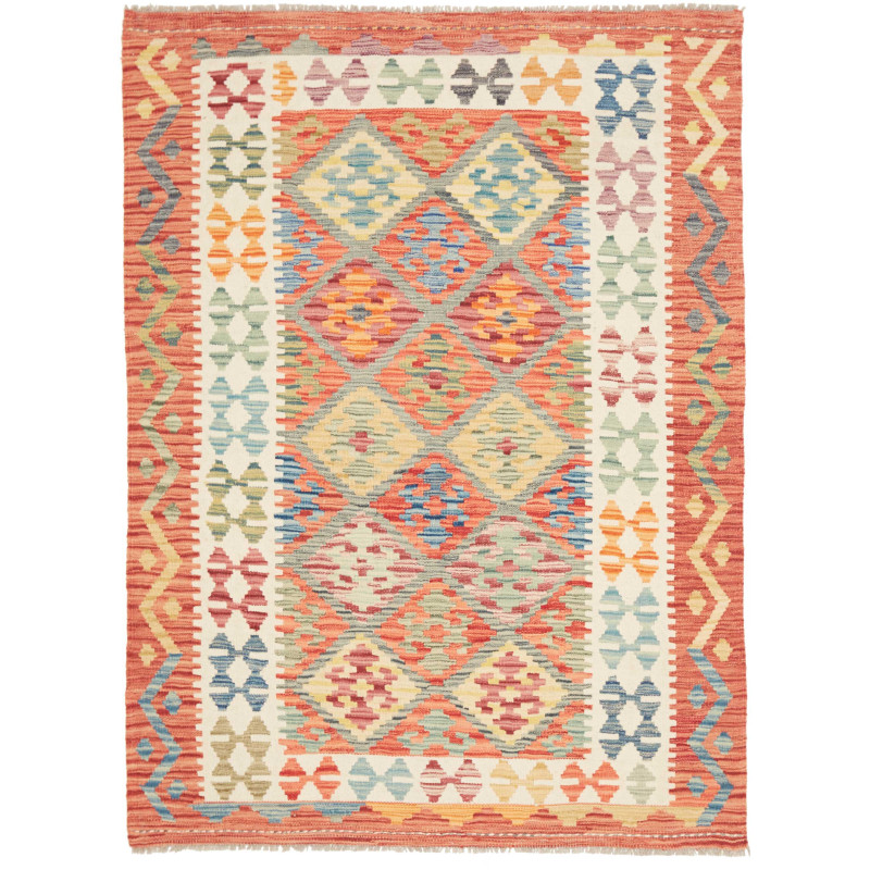 Kilim 128x170 Cm Kilim Afghanistan Hand-carded Wool