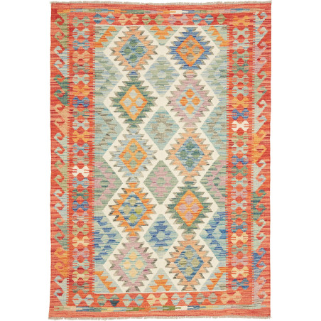Kilim 123x180 Cm Kilim, Afghanistan, Hand-carded Wool (warp: